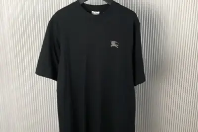 Burberry Logoed T-shirt Black
