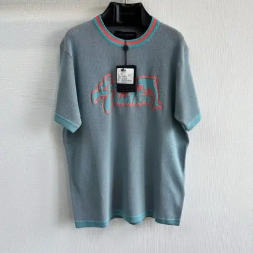 LV Graphic Short-Sleeved Crewneck Marine Blue