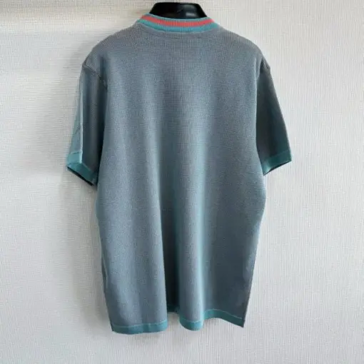 LV Graphic Short-Sleeved Crewneck Marine Blue - Image 2