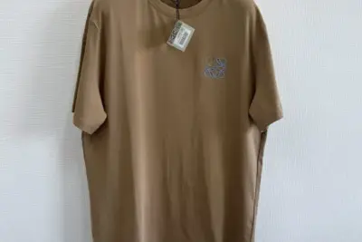 Loewe Regular Fit T-shirt Cotton Beige