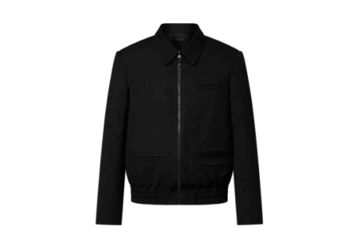 LV Monogram Jacquard Wool Jet Pocket Blouson
