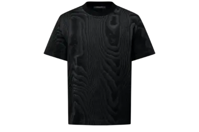LV Jersey Jacquard T-Shirt Black