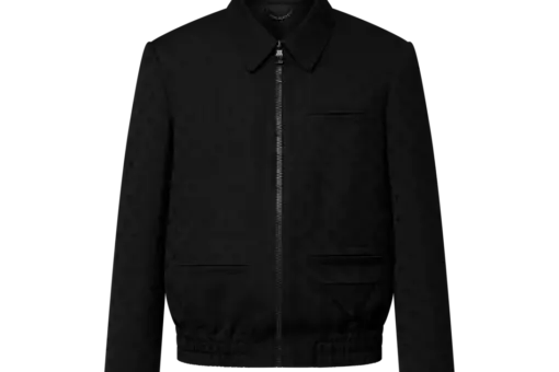 LV Monogram Jacquard Wool Jet Pocket Blouson