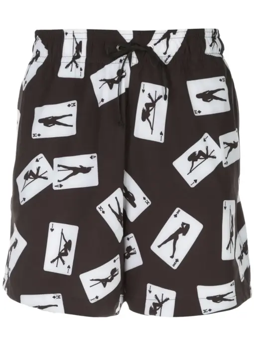 AMIRI Map print swim shorts