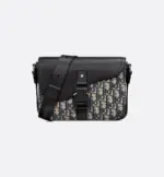 Dior Small Saddle Messenger Bag with Flap Beige