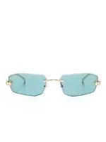 Cartier Eyewear Sunglasses with geometric frames green