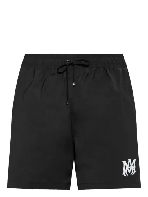 AMIRI Logo print swim shorts