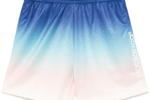 Casablanca Printed swim shorts Navy blue