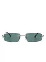 Cartier Eyewear Square-frame sunglasses green