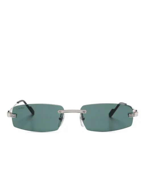 Cartier Eyewear Square-frame sunglasses green