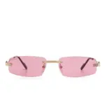 Cartier Eyewear Square-frame sunglasses gold