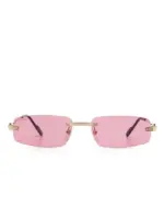 Cartier Eyewear Square-frame sunglasses gold