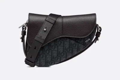 Dior Mini Saddle Bag Black