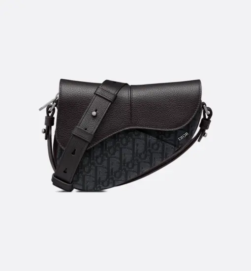Dior Mini Saddle Bag Black
