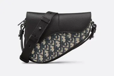 Dior Mini Saddle Bag Beige