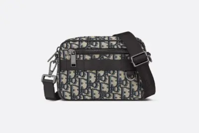 Dior Mini Safari Bag with Strap Beige