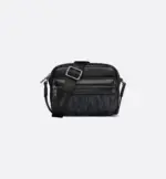 Dior Mini Rider 2.0 Zipped Messenger Bag Black