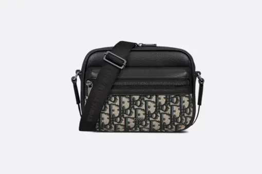 Dior Mini Rider 2.0 Zipped Messenger Bag Beige