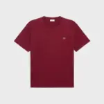 Celine triomphe loose t-shirt IN cotton jersey burgundy
