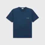 celine loose t-shirt in cotton jersey blue