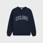 celine loose sweatshirt in COTTON FLEECE