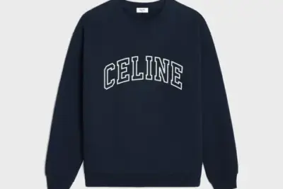 celine loose sweatshirt in COTTON FLEECE
