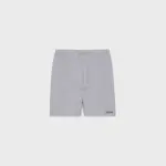 celine shorts in cotton fleece grey