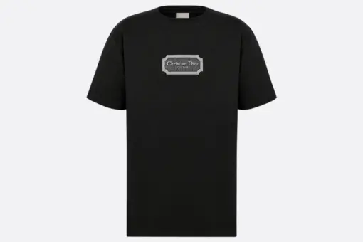Dior Couture T-Shirt, Relaxed Fit Black