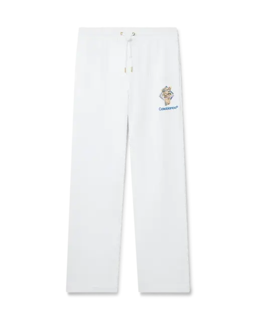 Casablanca Diamond Column Sweatpants White