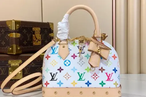 LV Alma BB Bag White