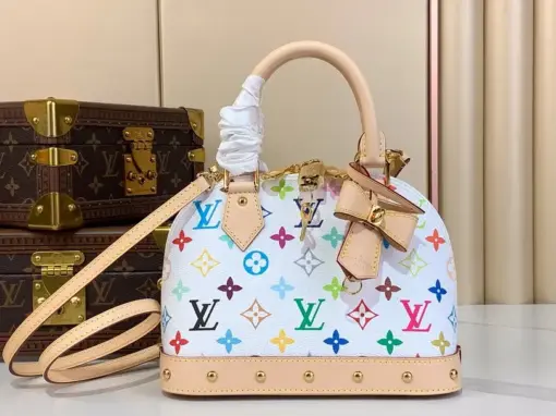 LV Alma BB Bag White