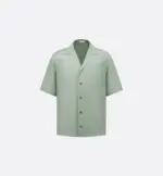Dior Oblique short-sleeved shirt green