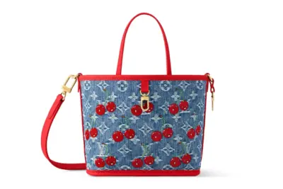 LV X TM Cerise Neverfull Inside Out BB Bag