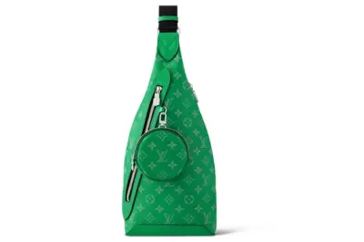LV Crossbody Bags Newness Men Bags Green