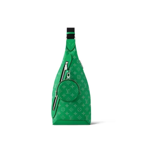 LV Crossbody Bags Newness Men Bags Green