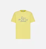 DIOR AND HYLTON NEL T-Shirt, Relaxed Fit Yellow