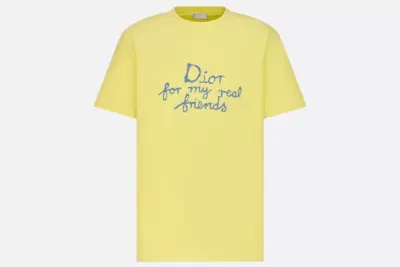 DIOR AND HYLTON NEL T-Shirt, Relaxed Fit Yellow