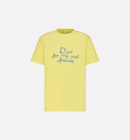 DIOR AND HYLTON NEL T-Shirt, Relaxed Fit Yellow