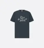 DIOR AND HYLTON NEL t-shirt, relaxed fit Navy blue