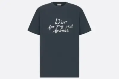 DIOR AND HYLTON NEL t-shirt, relaxed fit Navy blue