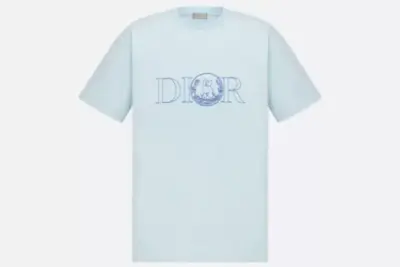 DIOR AND HYLTON NEL t-shirt, relaxed fit Blue