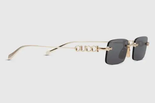 Rectangular frame sunglasses