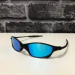 Oakley Juliet Carbon Sunglasses Blue Lens