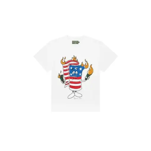 Denim Tears Firecracker T-Shirt White