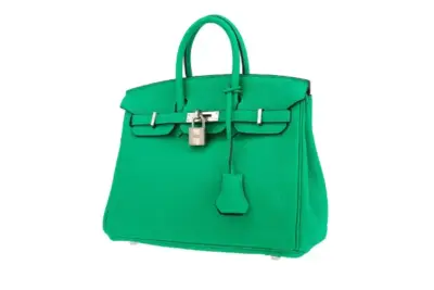 Hermès Birkin 25 handbag in Vert Menthe Swift leather