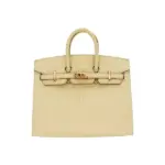 Hermès Birkin 25 Vanille Alligator Mississipiensis