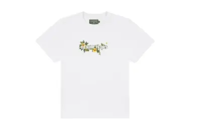 Denim Tears Floral Logo T-Shirt White