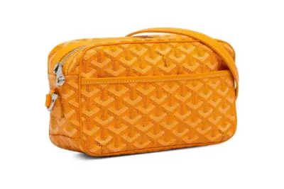 Goyard Goyardine Sac Cap Vert Crossbody Bag Orange