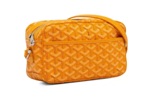 Goyard Goyardine Sac Cap Vert Crossbody Bag Orange