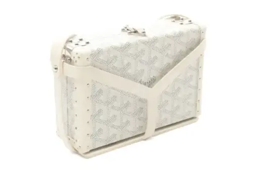Goyard Pre-Owned Minaudière trunk bag white